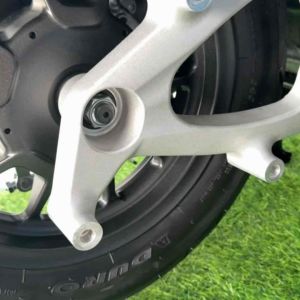 HENG / SC SIAM REAR NUT / REAR AXLE NUT FOR HONDA GIORNO 125 CNC TITANIUM CONCAVE