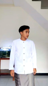 baju koko tidak pakai krah