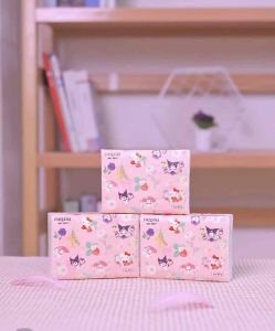 (🇸🇬🚚💨Mix & match) sanrio hello kitty cinnamoroll little twin star pompompuri my melody kuromi printed cartoon tissue