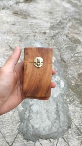 box / bungkus kayu jati serbaguna ukuran saku