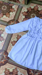 BAJU MANASIK TERBARU PUTIH BERSIH DAN PUTIH TULANG ANAK PEREMPUAN