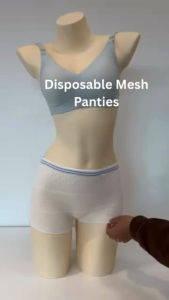 Autumnz Postpartum Maternity Mesh / Cotton Disposable Panties Panty *Travel Confinement C-sect panties panty