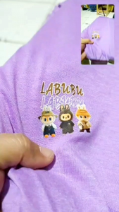 Baju anak perempuan lucu viral terbaru gambar labubu setelan anak perempuan usia 1-10 Tahun