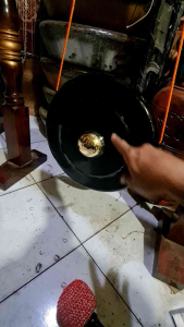 gong bahan besi pencu kuningan dim 45 cm