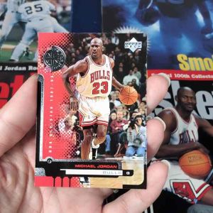 ไมเคิล จอร์แดน 🏀 ชิคาโก้ บูลส์ 🏀 การ์ดสะสมบาสเก็ตบอล NBA 🏀 Michael Jordan 🏀 Upper Deck Basketball 2 THE NET CARD 🇺🇸 Chicago Bulls 🏀 MJ 23 Jumpman 🏀 ตำนาน เอ็นบีเอ 🏀 Hall of Fame MVP Champion 🏀 สวย NM