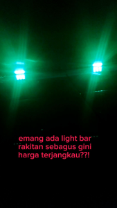 lampu light bar rakitan 3mata 8chanel