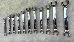 6-27mm Spanar Flare Nut Wrench Tubing Spanner Oil Pipe Paip Open End Sepana