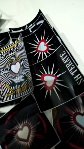 Stiker Lambang PSHT Hologram stiker HPstiker Hologram 5x7cm Stiker Anti Air