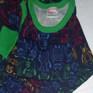 Monsters-designed Sando and Pyjama set