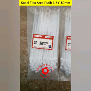 (1 Pack) Kabel Ties 3.6x150mm / Kabel Tis / Cable Ties 15cm (100 pcs)