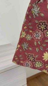 🌸Lovely Batik Short Pants Red Yellow Flower Colour🌸
