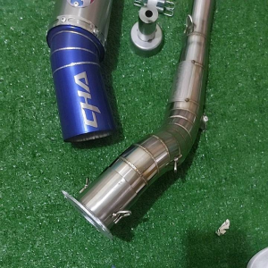RAIDER 150 FI  BIG ELBOW & MUFFLER SET 51mm