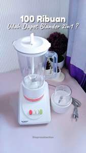 Blender Murah Plastik 2in1 Anti Pecah | YAMAKAWA Warna Putih