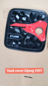 Tank cover tutup tangki bensin kijang 1997-1999 tutup bensin hitam lis merah