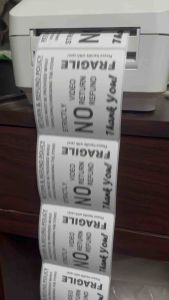 100Pcs 3in1 Thermal Sticker 4"x6" size RETURN&REFUND/FRAGILE/THANKYOU