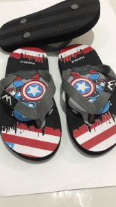 Sandal distro anak laki laki captain amerika karakter Malaka