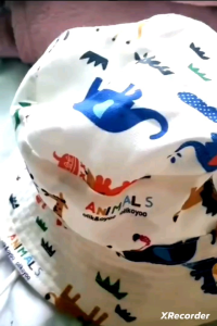CAE - Topi Anak 1-3 tahun Laki Perempuan Motif Printing Bucket Hat Import
