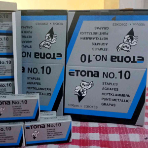 Anak Hekter/ Isian Hekter/ Staples Merek Etona No. 10 1000pcs x 20box