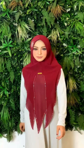 Hijab instan Khimar ceruty baby doll by Desvika
