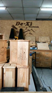 กระปุกออมสิน ออมสินไม้ มินิมอล ตกแต่งห้อง