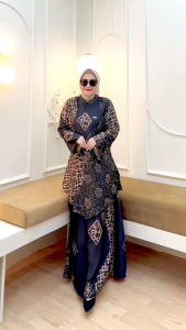 DRESS GAMIS ADA JUMBO MODE VINNY TERBARU BY ALODY 100%ASLI REAL