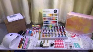 เซทอุปกรณ์ทำเล็บเจลพร้อมรับลูกค้า+ทำเล็บปลอม ในเซทคุ้มมากๆ พร้อมส่งในไทยค่ะ