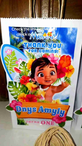Moana Lootbags (minimum of 20pcs)