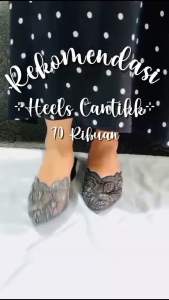 Sandal Hells Wanita Pesta Kondangan & Sandal Lebaran Mewah BP-02 (Size 37-42)