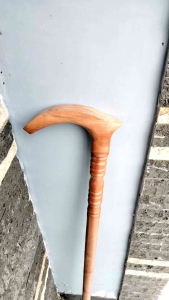 tongkat jalan kayu nagasari motif pipih profil C10