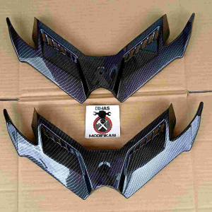 Winglet Ninja RR New Carbon: Aksesoris Motor Premium