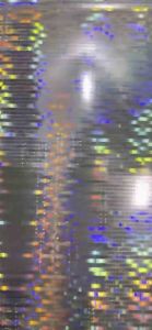 hologram hot stamping foil metal jig lure USA/ CROWN ORIGINAL motif micro bubble - lebar 20cm