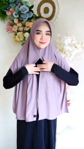 PASMINAH INSTAN OVAL PAD BAHAN JERSEY PREMIUM
