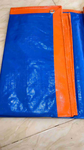 Terpal Plastik A5 Biru Silver Ukuran 4x6 waterproof dan anti panas