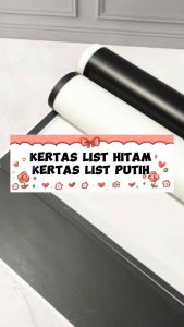 [5 LEMBAR] KERTAS BUNGA FRAME HITAM FRAME PUTIH/WRAPPING PAPER/ WRAP BUNGA/FLOWER WRAP/PEMBUNGKUS KERTAS WATERPROOF