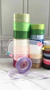 [HARGA PER ROLL] PITA SATIN 1 INCH 25CM 20-25 YARD