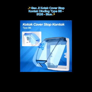 Gao Ji Kotak Cover Stop Kontak Dinding Type 86 - S126 - Blue