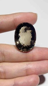 พลอยสโมคกี้ควอตซ์พลอยแท้100%(Natural Smoky Quartz) 37 กะรัต(GSH982)