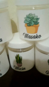 Toples Bumbu/Kue Motif Daun Ukuran 500ml/600ml (Harga Buat 3pcs)