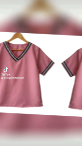 Atasan Polos Kehitaman Putih & Blouse Kehitaman Putih