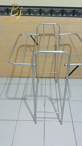 Jemuran Handuk Sayap Azijah - Full Alumunium (Sayap Bisa Dibuka Tutup)