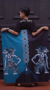 Sarung Batik Anak Motif Wayang Jawa | Sarung Batik Anak Laki - Laki | Sarung Batik Santri Cowok | COD