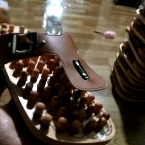 SANDAL REMATIK KESEHATAN KAYU SANDAL THERAPY SANDAL REFLEKSI
