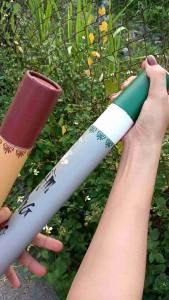 Nhang Trầm Hương- Nhang Sạch Làng Ta 100nén- 40cm thời gian cháy 45-60p không cuốn tàn ít khói hương thơm an toàn