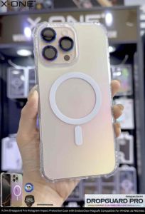 X.One® Dropguard Pro Hologram with EnduraClear (Magnetic Edition) Impact Protection Case for iPhone 16 / 15 / 14 Series