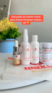 MAXIE GLOW SKINCARE BPOM KEMASAN TERBARU ORIGINAL100/SERUMMAXIE