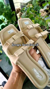 Sendal Flat Pita Alas busa Ringan SNDWNT Harmi >>BM 330