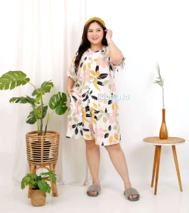 Baju Tidur Setelan Piyama Jumbo Rayon Kekinian