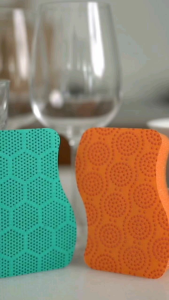 Scotch Brite 3M - Spons Cuci Piring Scrub Dots Anti Bakteri Sponge Non Scratch NS 1 pcs