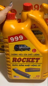 NƯỚC GIẢM NHIỆT ĐỘNG CƠ THẾ HỆ MỚI CHẤT LƯỢNG VƯỢT TRỘI( ROCKET 999 ) MÀU ĐỎ  4L