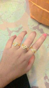 Cincin emas bangkok cop 916 persis ori